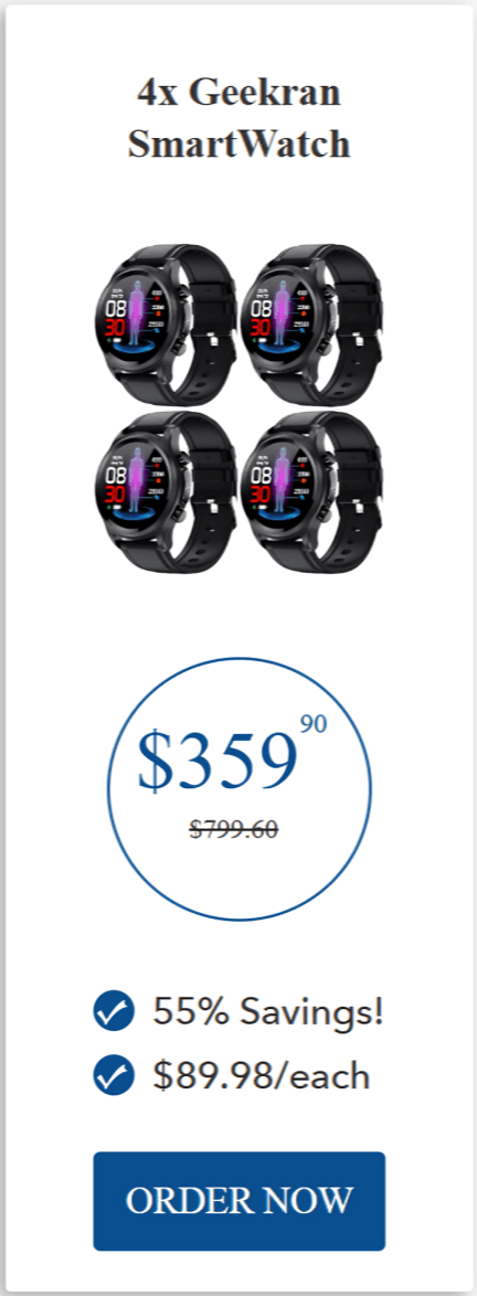 Geekran SmartWatch offer price 
